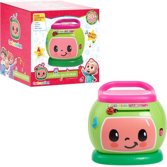 New Cocomelon Learning Melon Drum Interactive Light and Sound - Picture 1 of 8